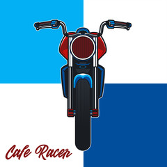 Vintage Cafe Racer Poster - Vector