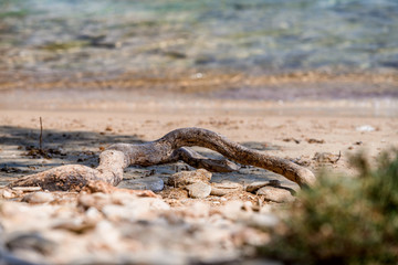 Beautiful nature of Antiparos island of Greece with crystal blue water and amazing views