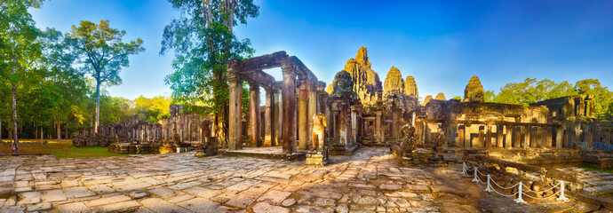 Naklejka premium Bayon temple in Angkor Thom. Siem Reap. Cambodia