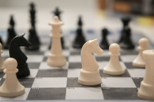 Schach Spiel Nahaufnahme