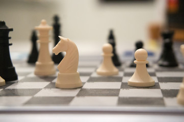 Schach Spiel Nahaufnahme