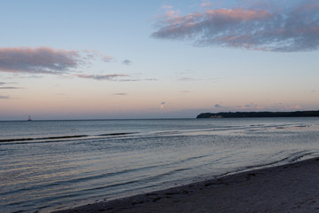 Obraz premium The sunset at the baltic sea II