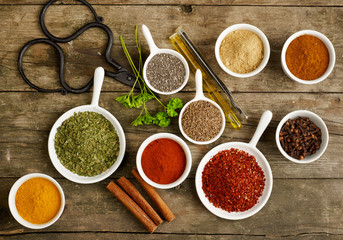 Colorful spices