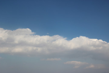 Fototapeta premium Oh!Cloud created by H.Y_ moving FUNNY cloud blue sky.オークラウド, 日本,美,