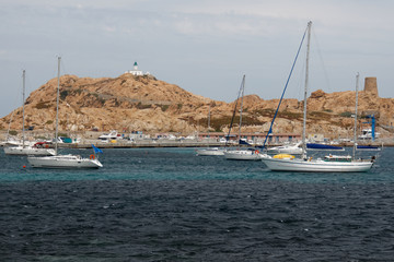 Marina w Ile de rousse, Korsyka