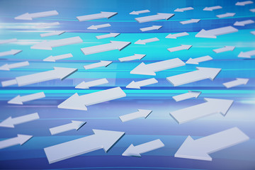 Fototapeta premium Creative arrows background