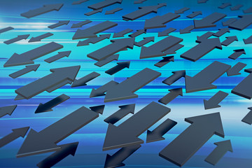 Creative arrows wallpaper