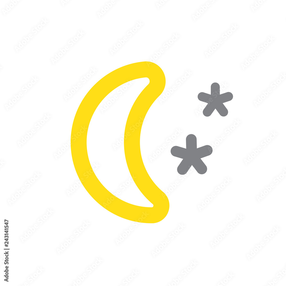 Fototapete Waether icon on white background for graphic and web design, Modern simple vector sign. Internet concept. Trendy symbol for website design web button or mobile app