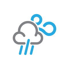 Waether icon on white background for graphic and web design, Modern simple vector sign. Internet concept. Trendy symbol for website design web button or mobile app