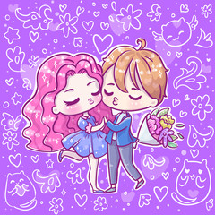 Beautiful vector card