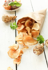 Topinambur Chips Gemüsechips Topinamburchips