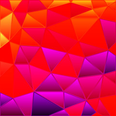 Obraz premium abstract vector stained-glass triangle mosaic background