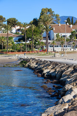Fototapeta na wymiar Marbella Resort on Costa del Sol in Spain