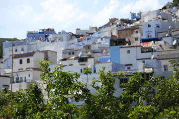 A magnificent view of Chefchaouen town in northern Morocco.