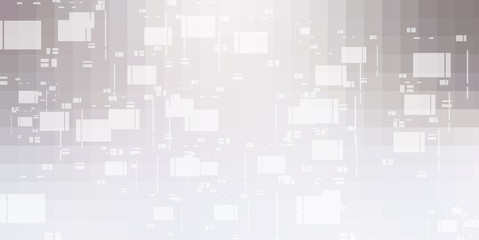 Abstract digital technology mosaic squares gradient background