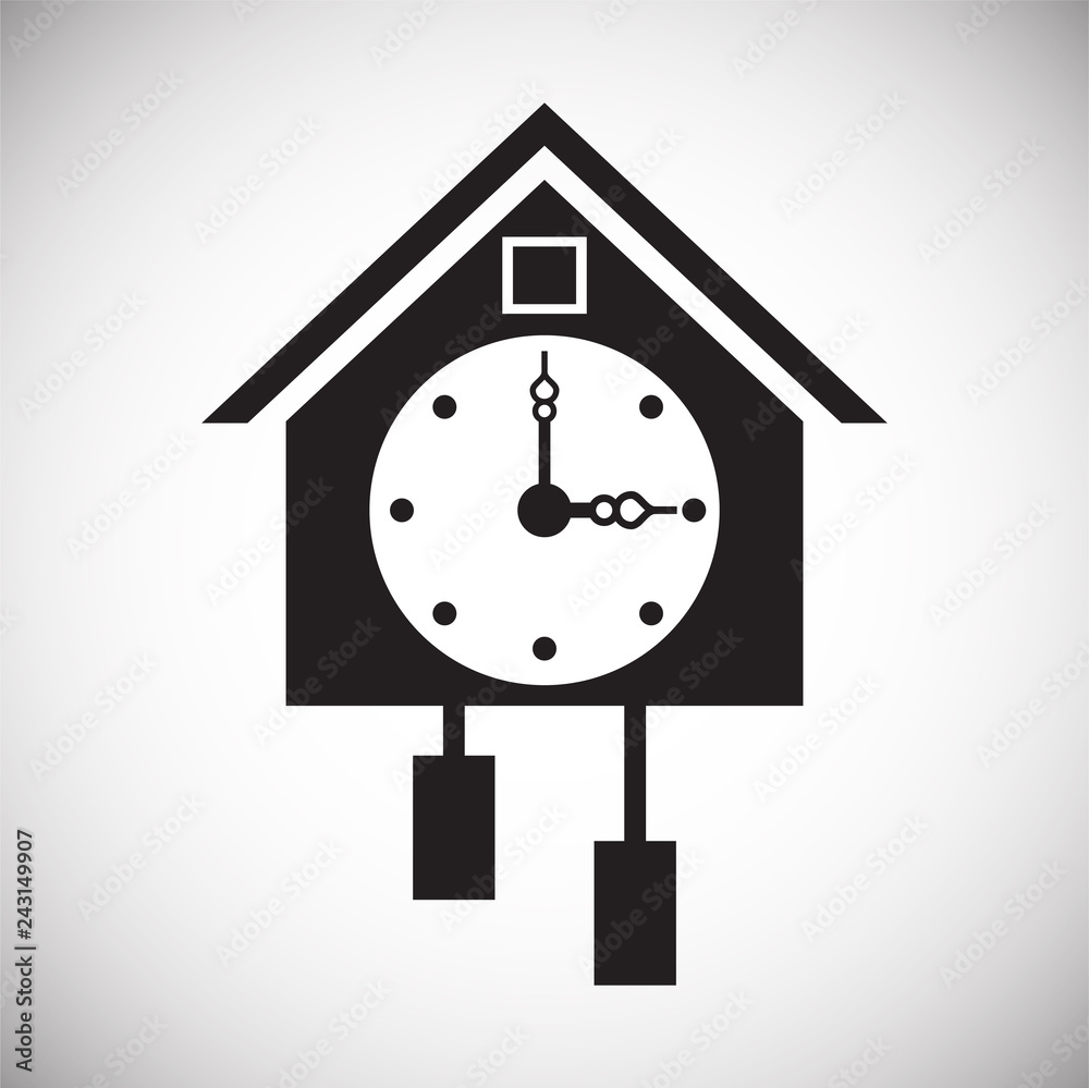 Poster time icon on white background for graphic and web design, modern simple vector sign. internet concep