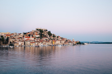 Fototapeta na wymiar harbor of Sibenik, Croatia