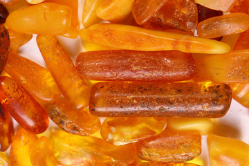 Baltic amber stones