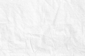 Fototapeta na wymiar Crumpled white paper texture