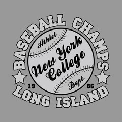 T-shirt baseball, design, fashion