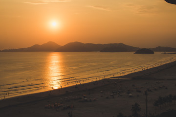 Obraz premium por do sol