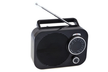 Radio sur fond blanc 