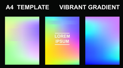 Vector EPS 10 illustration Gradient Background Texture. Template for design, banner, flyer, business card, poster, wallpaper, brochure, smartphone screen, mobile app