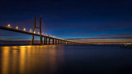 Fototapeta na wymiar Lisbon Bridge Vasco da Gama