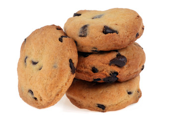 Biscuits maison avec des pépites de chocolat 