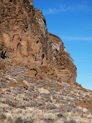 Rugged Fort Rock