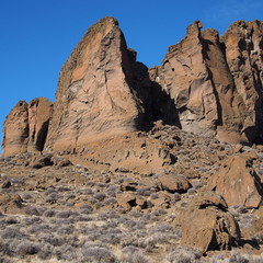 Rugged Fort Rock