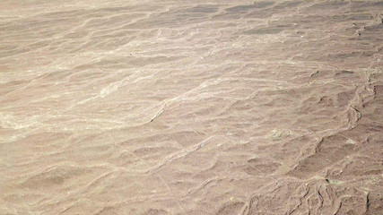 Desert landscape - Aerial image of dry land 