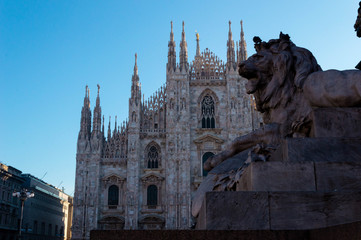 Il leone che difende Milano