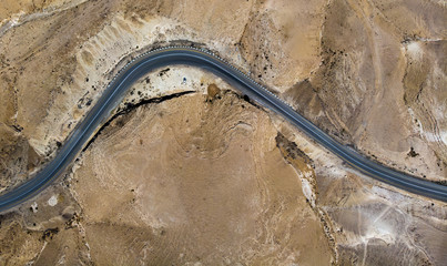 desert road from the sky