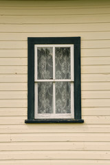 old wooden window frames