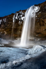 iceland Seljalandsfoss Waterfall