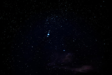 Fototapeta na wymiar Orion Constellation Long Exposure