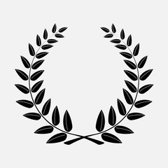 icon laurel wreath, spotrs design