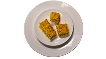 a plate of sweet bread
