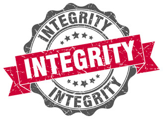 Obraz premium integrity stamp. sign. seal