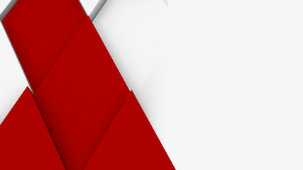 3d illustration, abstract geometric volumetric background