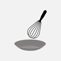 icon beating in a dish, cooking