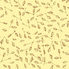 spring branch minimalism pattern