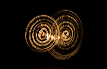 Espirales de luz