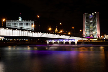 Fototapeta na wymiar Moscow Night Illumination 