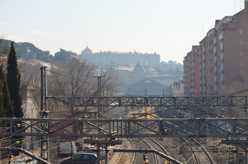 Fototapeta premium Royal Palace from the railway