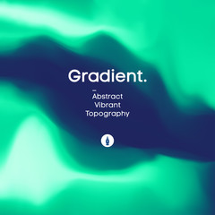 Fluid gradient background design. Futuristic liquid abstract colorful wallpaper. EPS 10