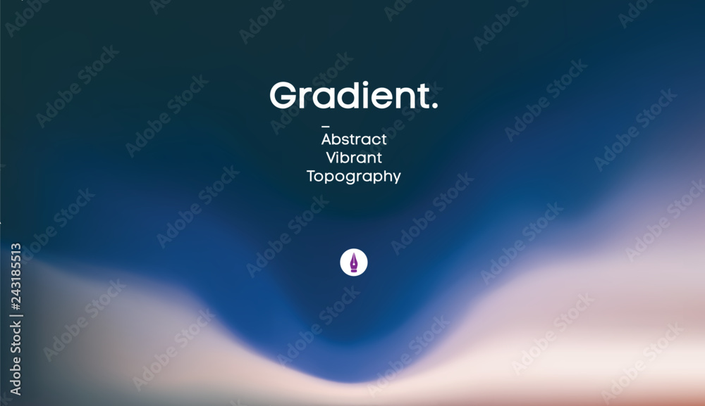 Canvas Prints fluid gradient background design. futuristic liquid abstract colorful wallpaper. eps 10