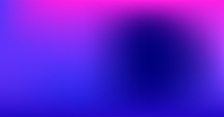 Purple Blue Gradient Vibrant Dreamy Vector Background. Sunrise, Sunset, Sky, Water Color Overlay Neon Design Element. Luxury Trendy Holograph Defocused Texture. Digital Funky Cool Tech Gradient Paper.