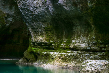 Martvili canyon in Georgia